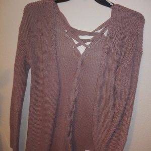 Beautiful dusty rose cardigan